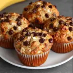 Banana Chocolate Chip Oat Muffins
