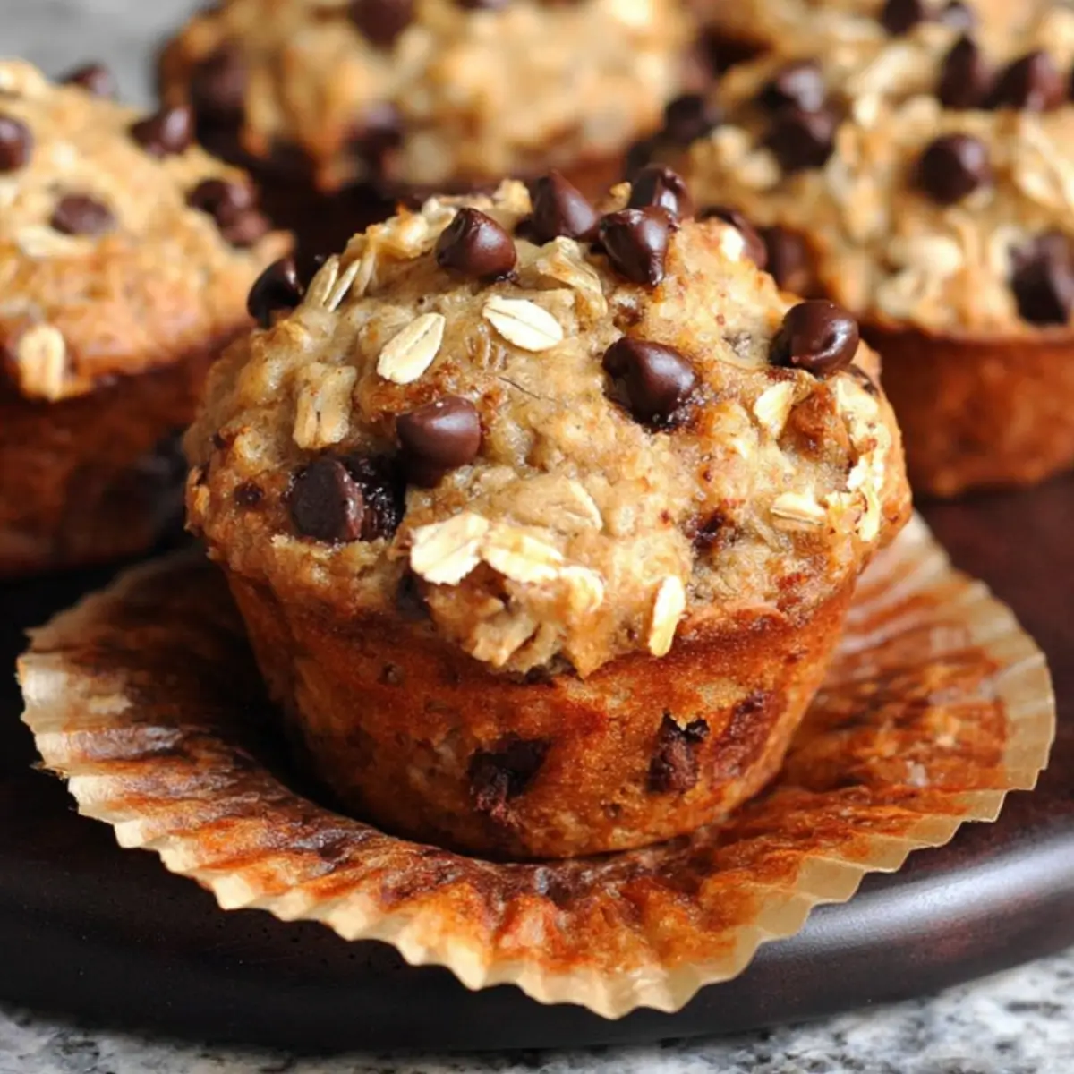 The Best Banana Chocolate Chip Oat Muffins (Kids Beg for These!)