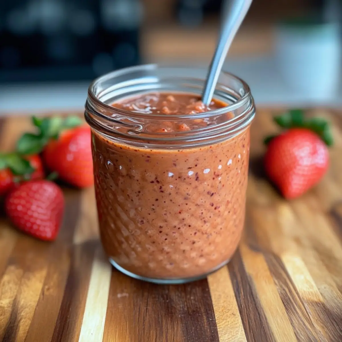 Perfect Homemade Strawberry Balsamic Vinaigrette