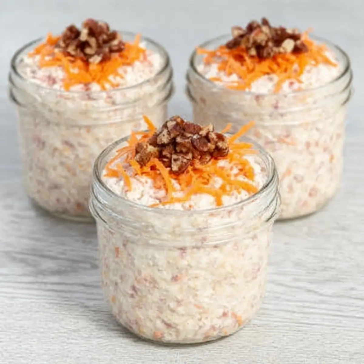 High Protein Carrot Cake Overnight Protein Oats Recipe 12 high protein carrot cake overnight oats