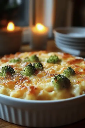 Cheesy Broccoli Rice Casserole