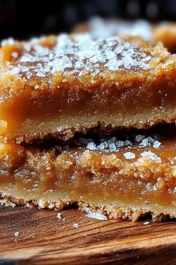 Salted Caramel Butter Bars