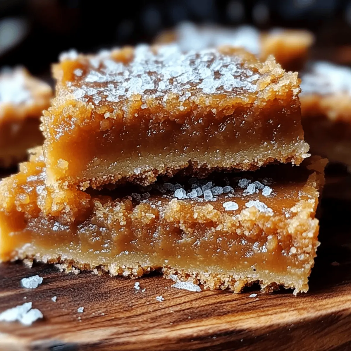 Salted Caramel Butter Bars
