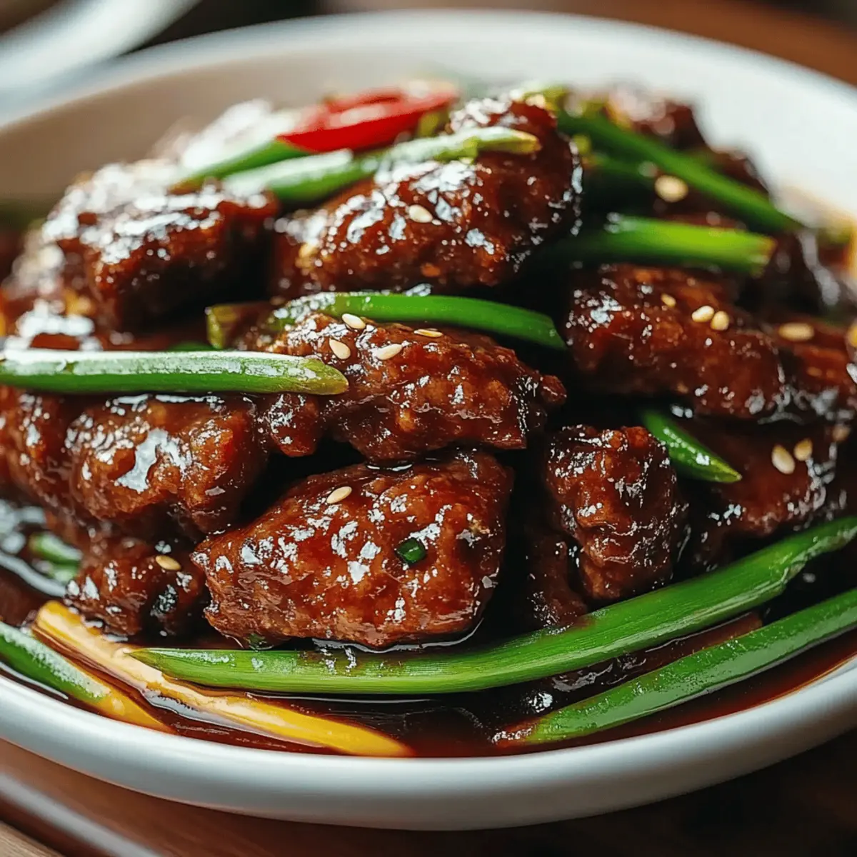 Crispy Mongolian Beef