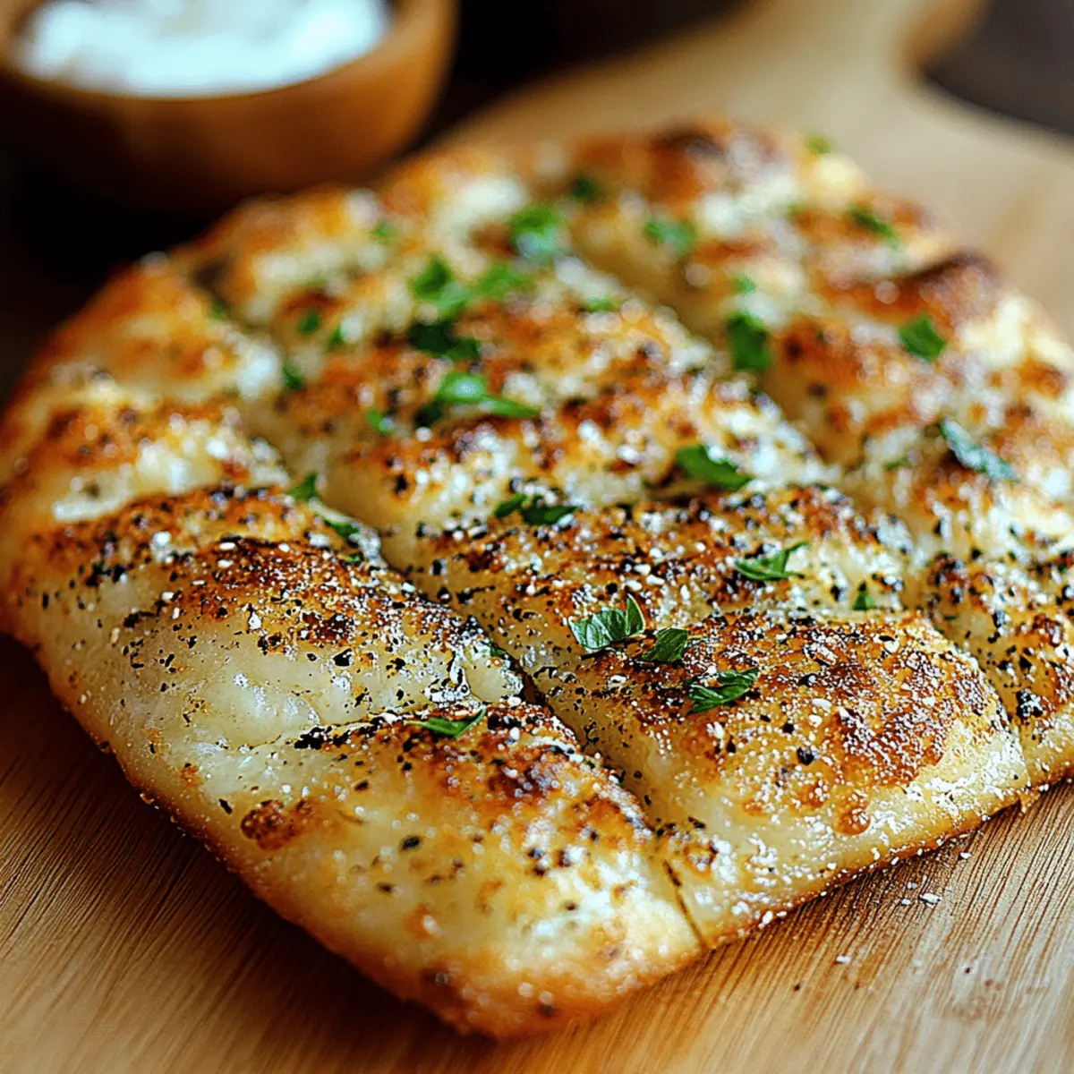 Cottage Cheese Flatbread