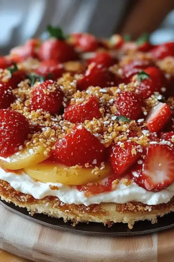 Strawberry Cheesecake Dump Cake