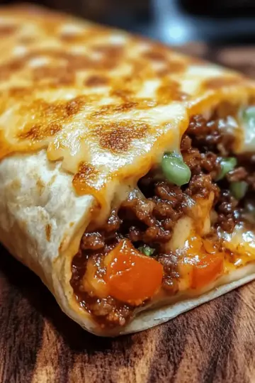 Stuffed Taco Bell Beef Burrito