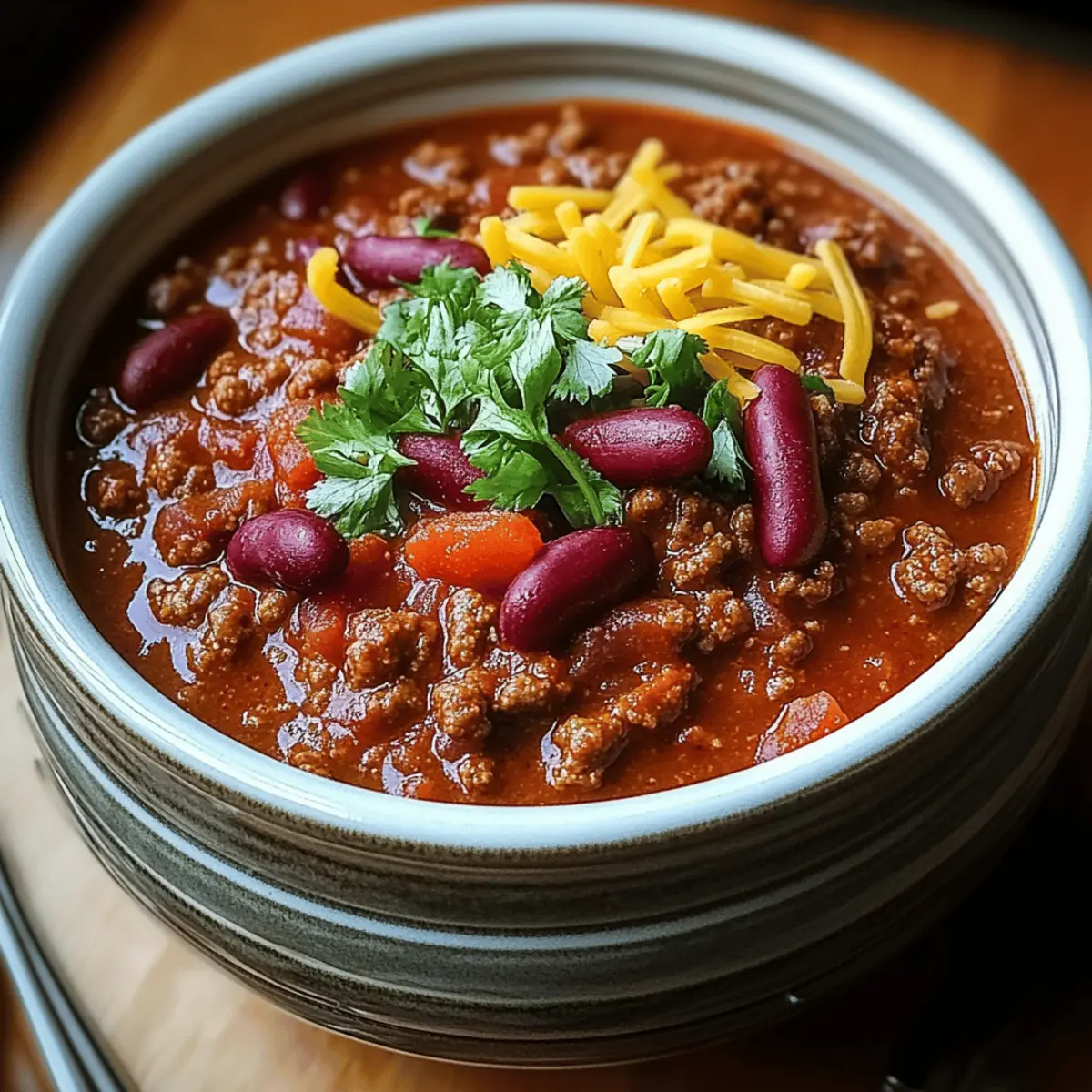 Wendy’s Copycat Chili In The Slow Cooker