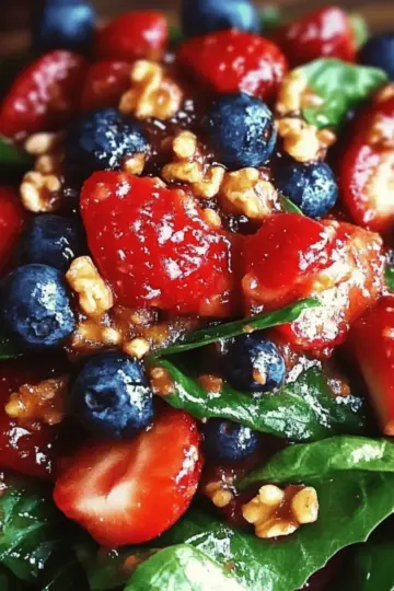 Strawberry Spinach Salad