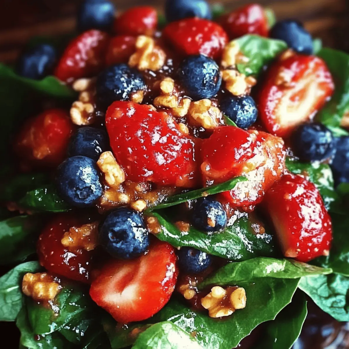 Strawberry Spinach Salad