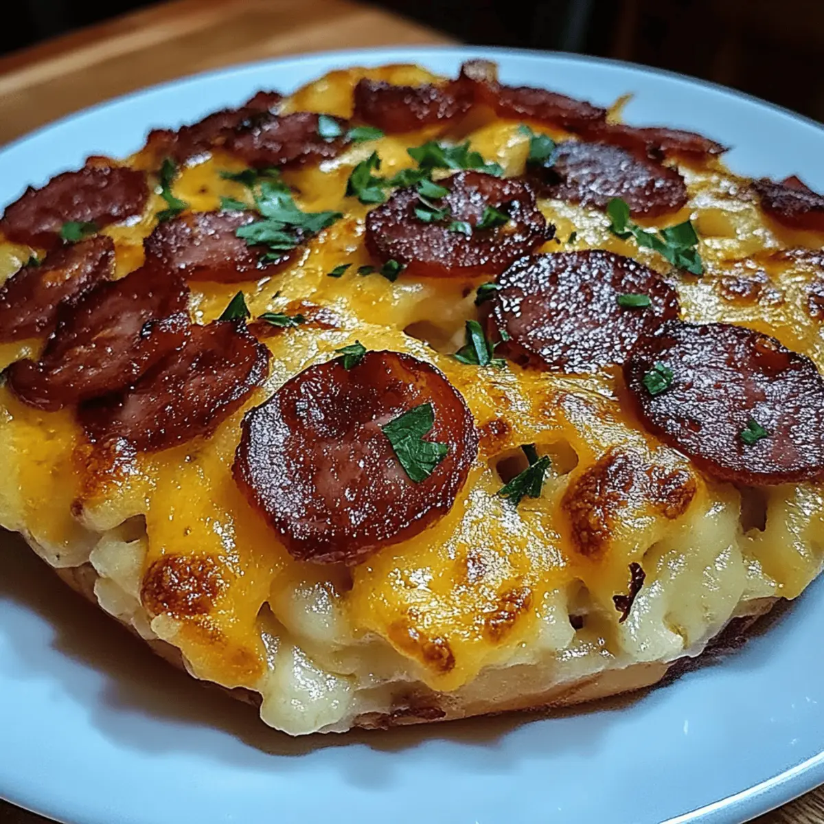 Kielbasa Sausage Cheesy Potato Casserole