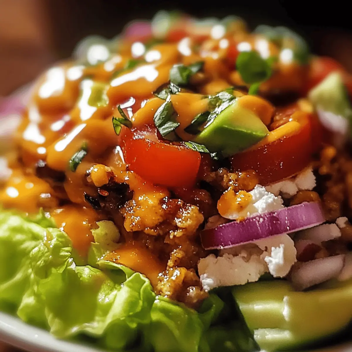 Taco Salad with Catalina Dressing