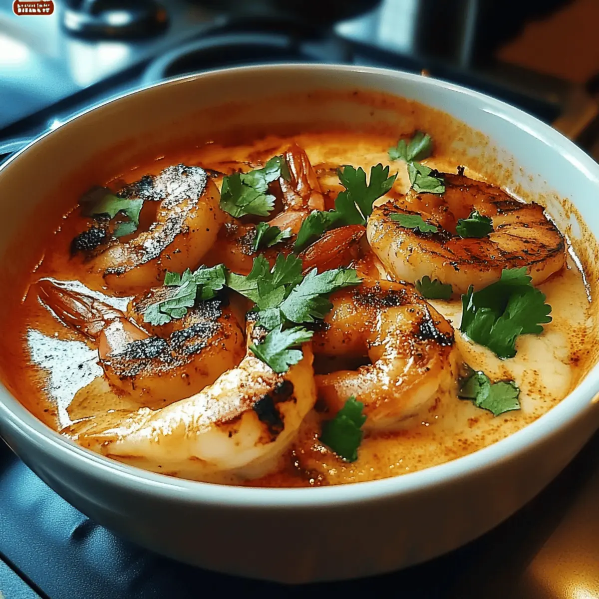 Spicy Coconut Shrimp Soup