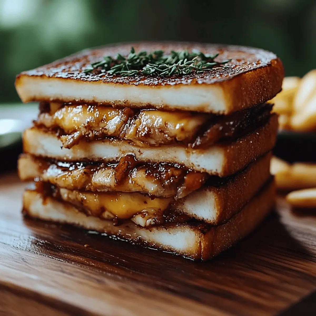 BBQ Chicken Grilled Cheese