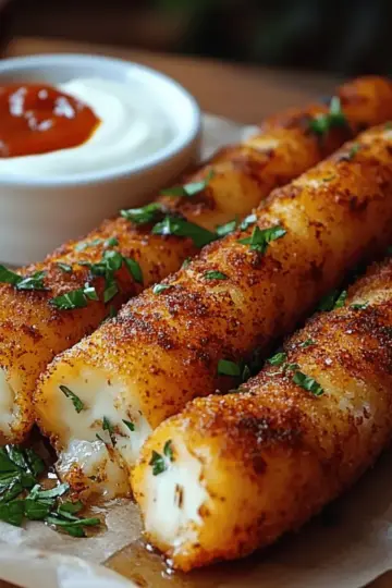 Crispy Mozzarella Sticks