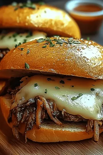 Slow Cooker French Dip Sandwiches
