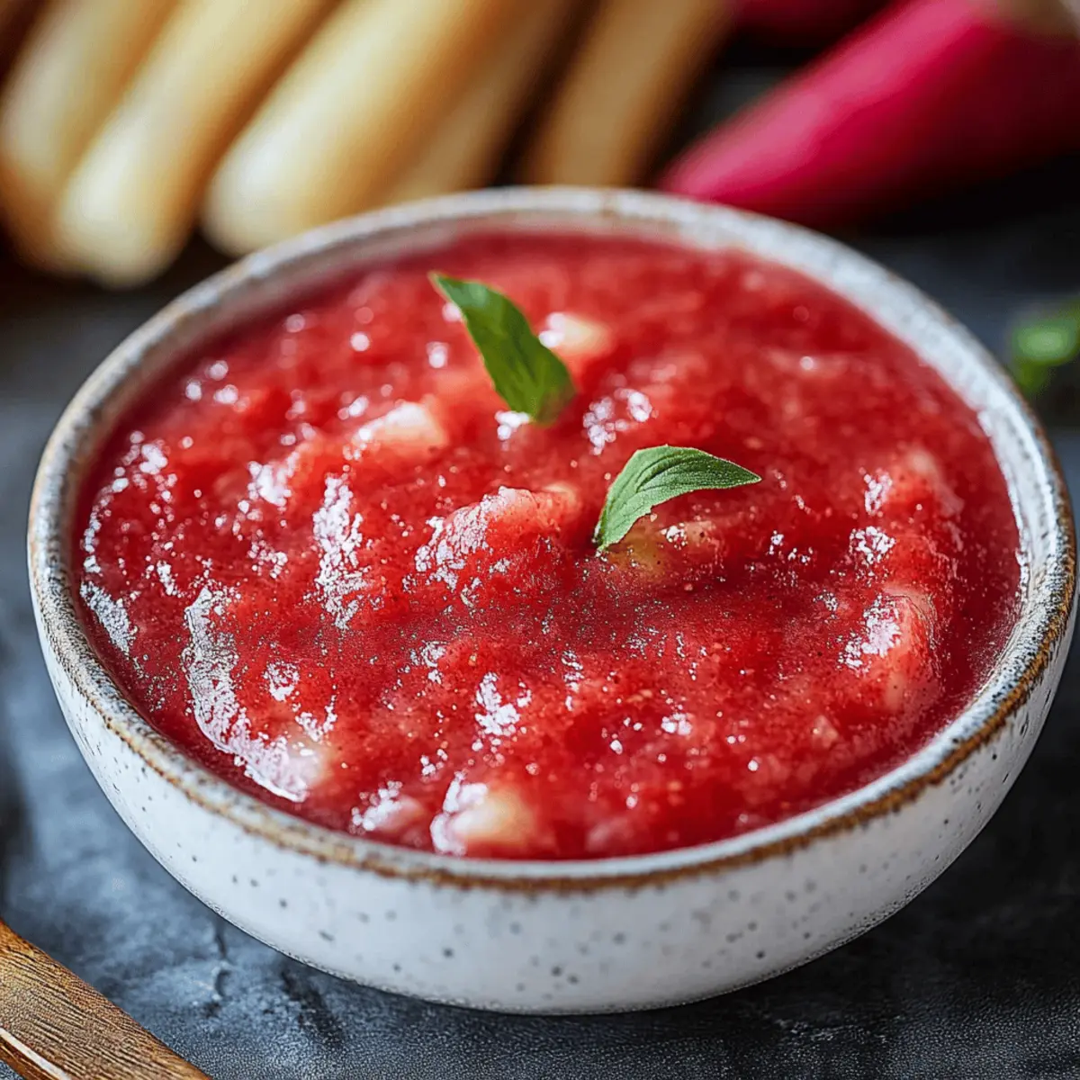 Rhubarb Sauce