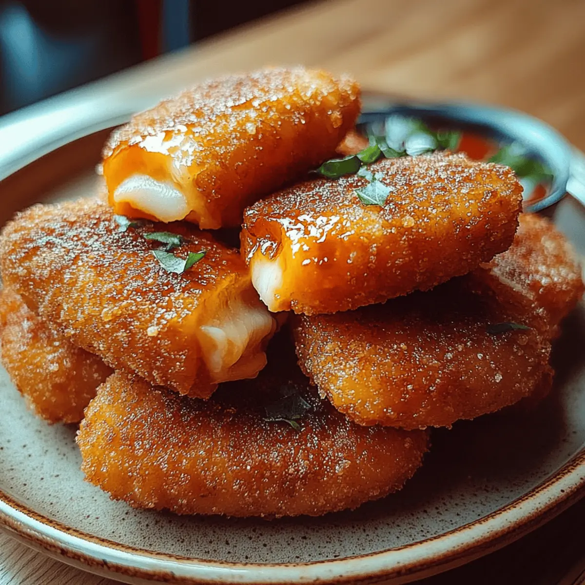Crispy Fried Cheese Bites