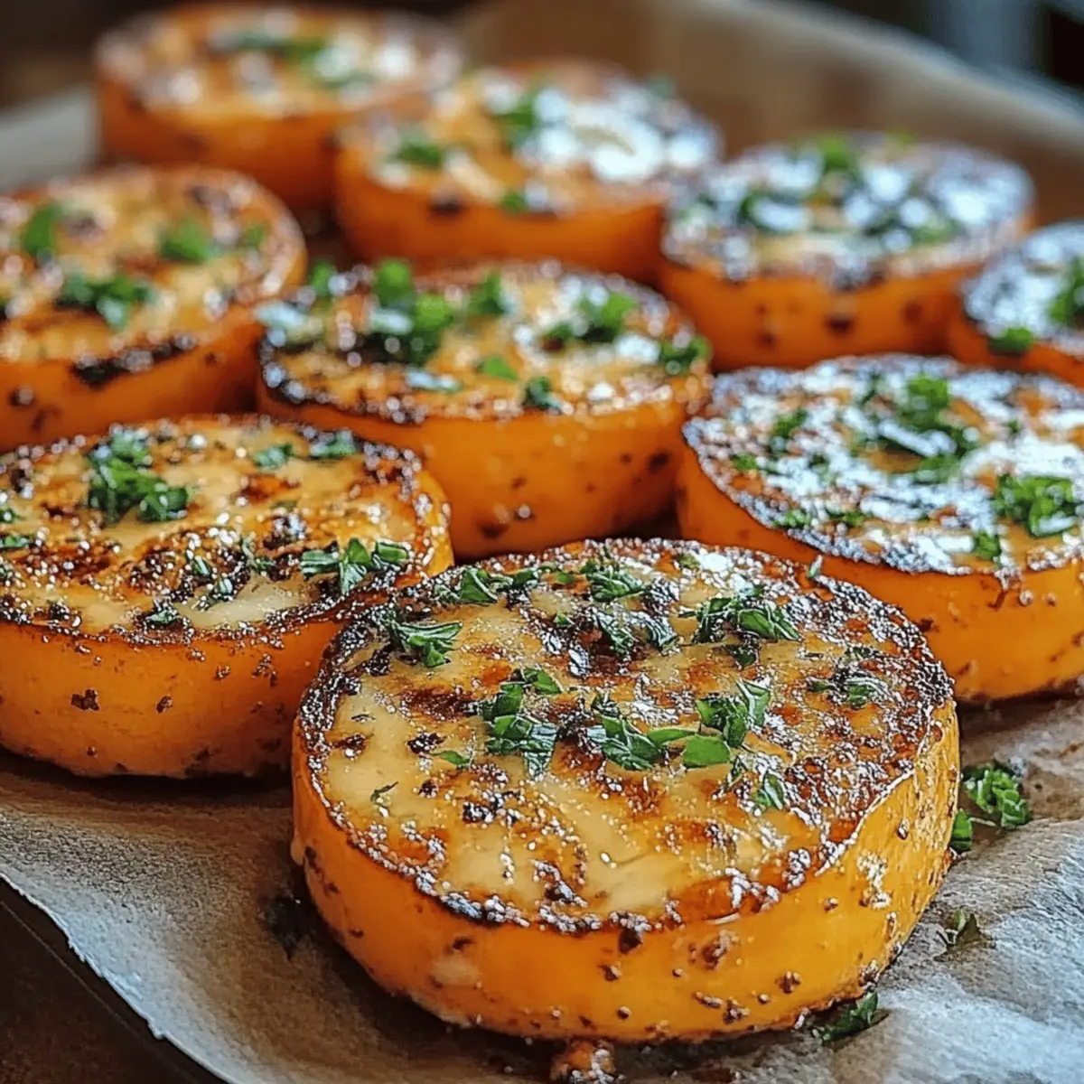 Parmesan Herb Sweet Potato Medallions