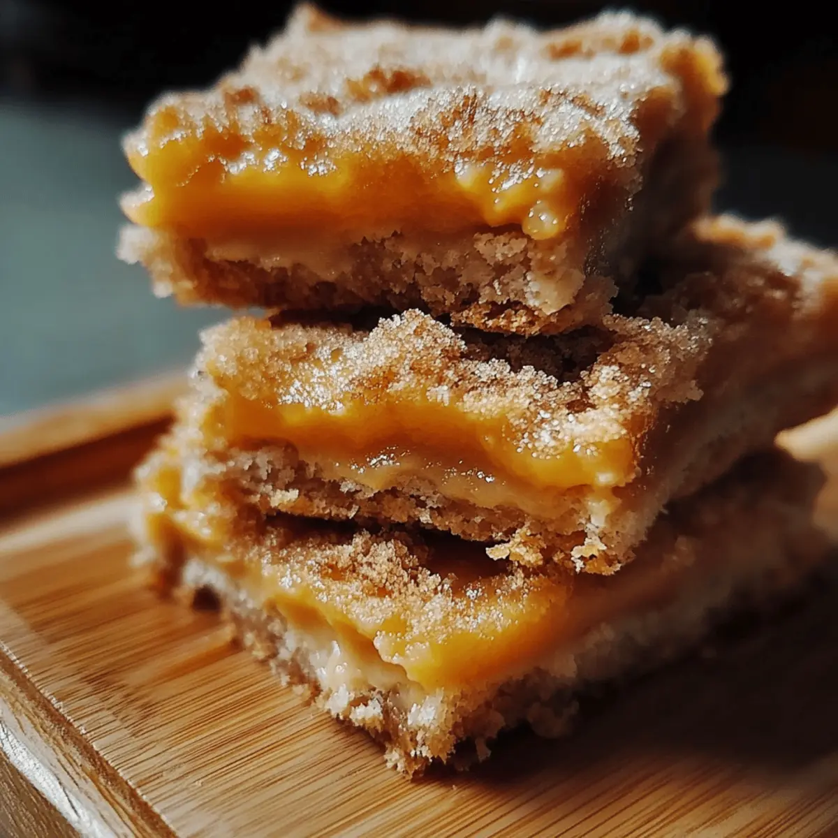 Peach Cobbler Crumble Bars