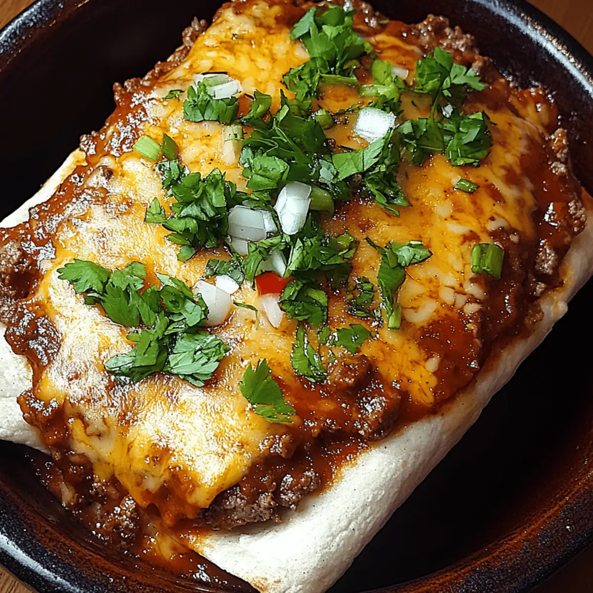 Beef and Cheese Mexican Sanchiladas