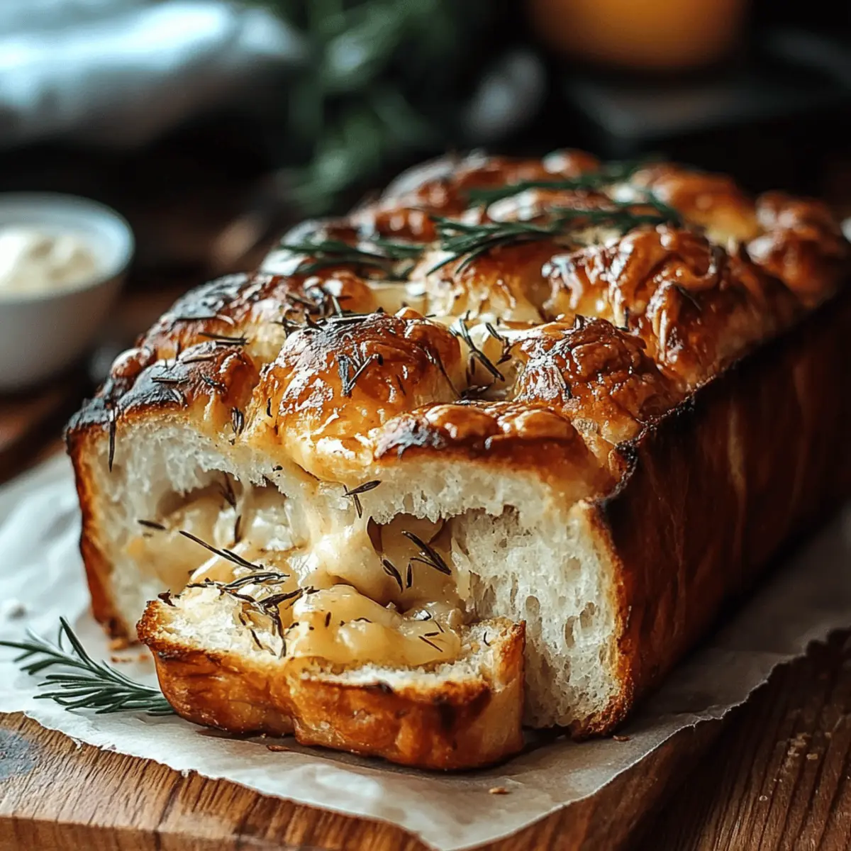 Irresistible Rosemary Garlic Pull Apart Bread You’ll Adore 4 Rosemary Garlic Pull Apart Bread