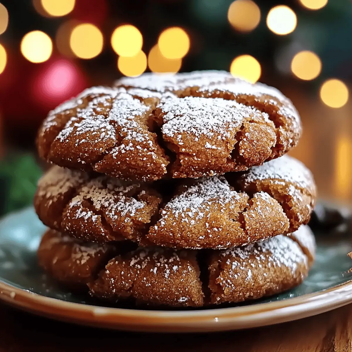 Irresistibly Soft Gingerbread Crinkle Cookies You’ll Love 4 Gingerbread Crinkle Cookies