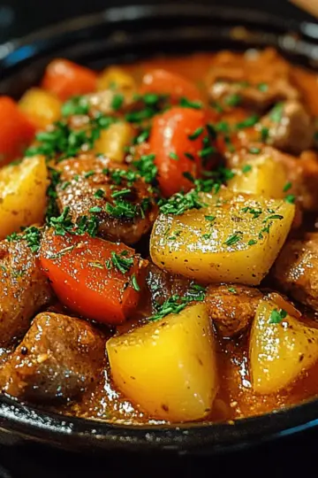 Hearty Slow Cooker Chicken Stew