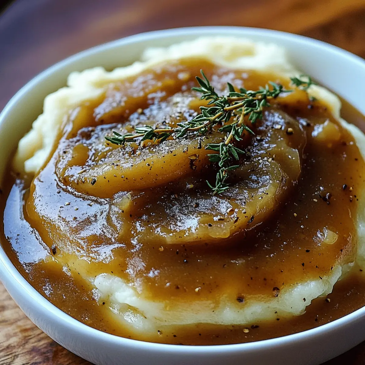 Irresistibly Smooth Onion Gravy for Perfect Comfort Food 1