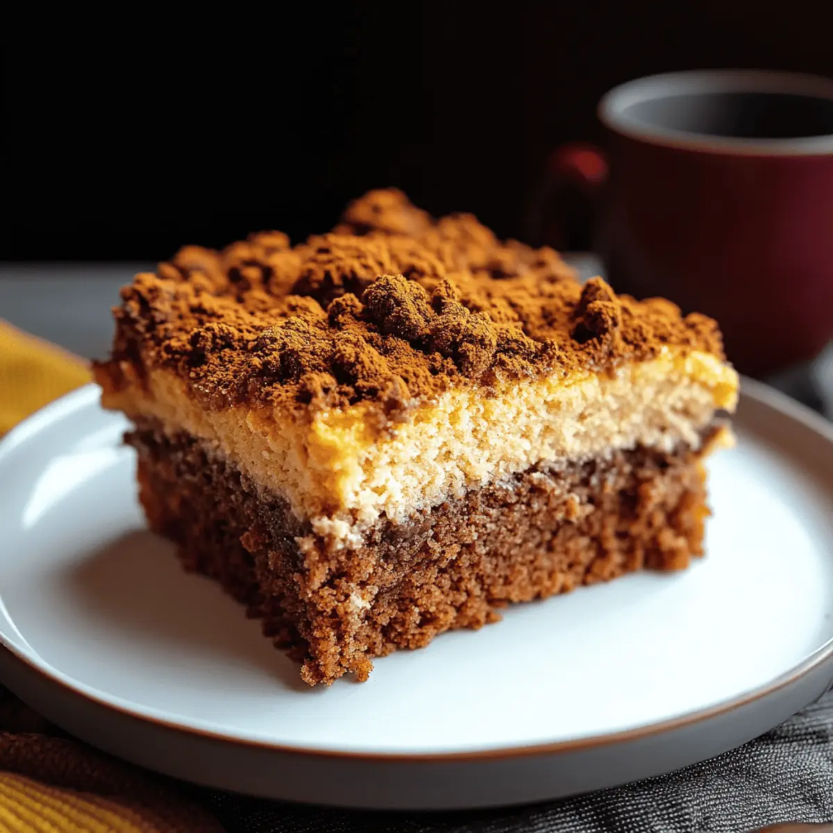 Indulgent Pumpkin Crumb Coffee Cake with Warm Spice Crunch 4 Pumpkin Crumb Coffee Cake with Warm Spice and Crunchy Topping