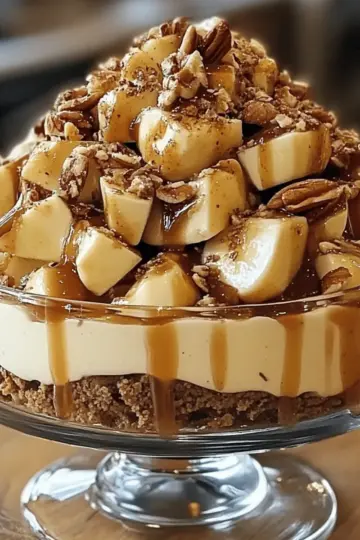 Cookie Dough Caramel Apple Trifle
