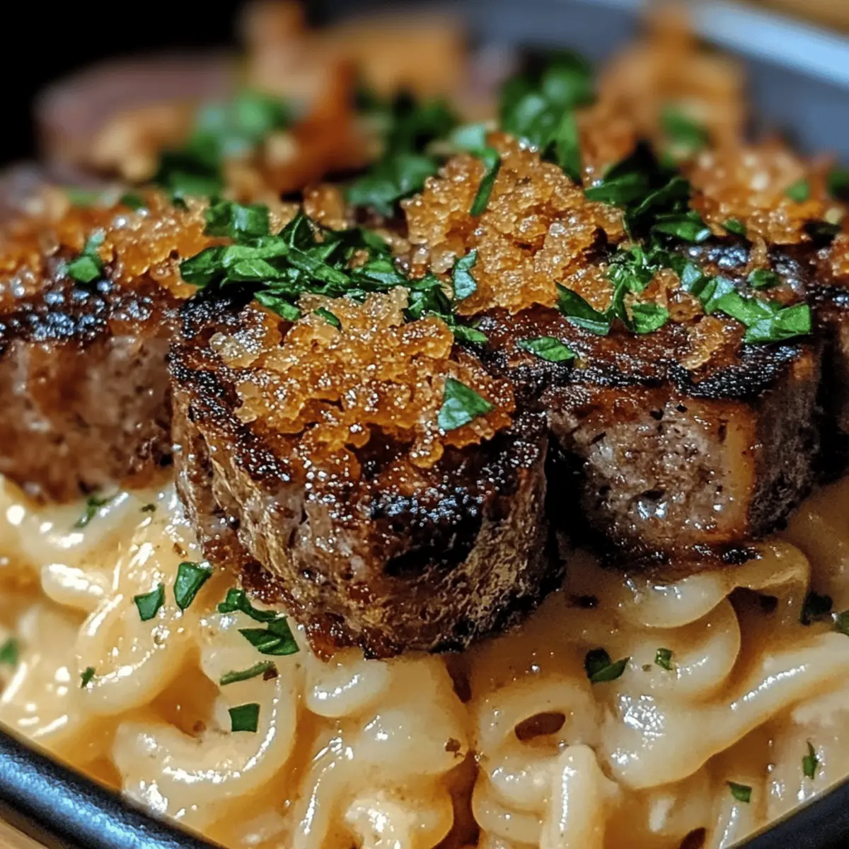 Indulgent Steak Bites with Mac Cheese for Ultimate Comfort 3