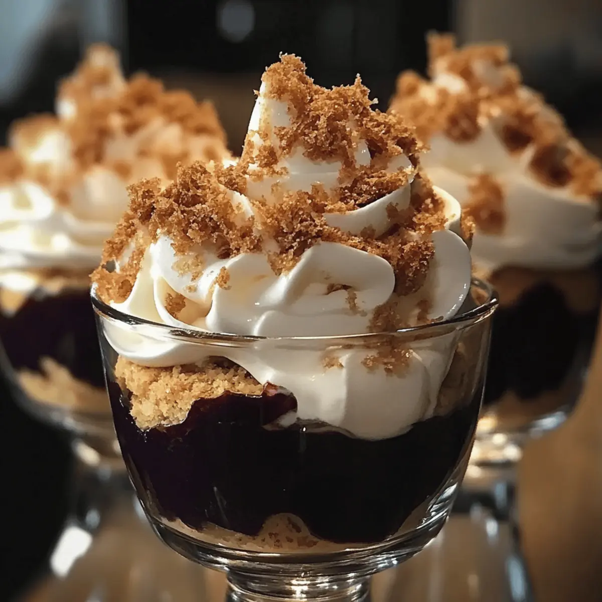 Indulgent Cake Trifles with Creamy Cheesecake Blueberry Sauce 1