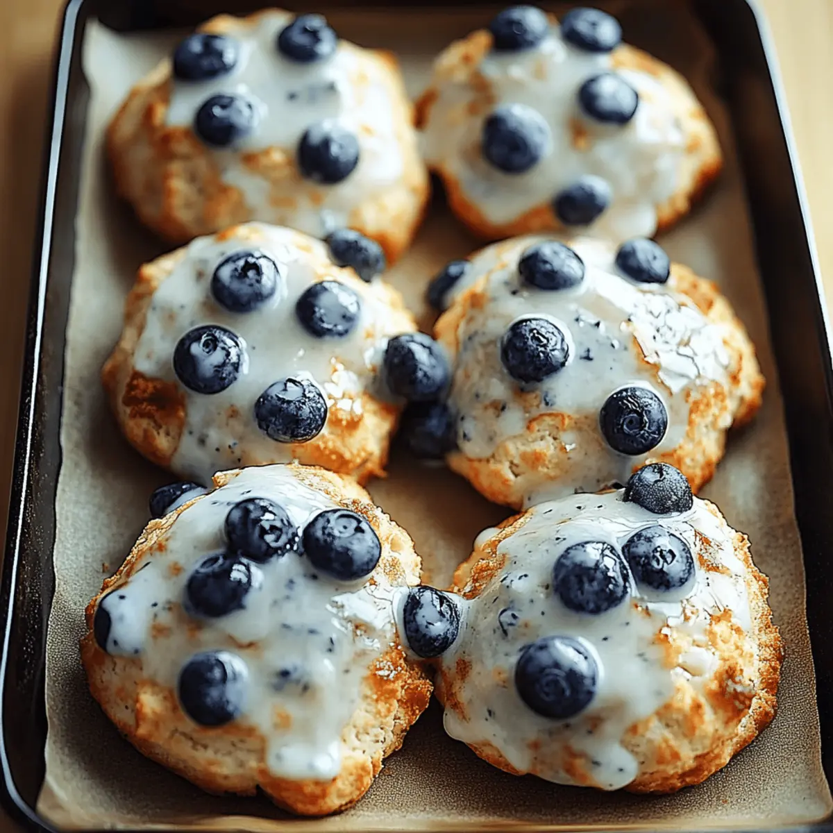 Irresistibly Fluffy Blueberry Biscuits with Buttery Bliss 1