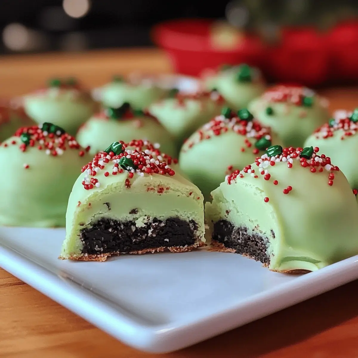 Joyful Grinch Oreo Balls for a Festive Treat Adventure 4 Grinch Oreo Balls