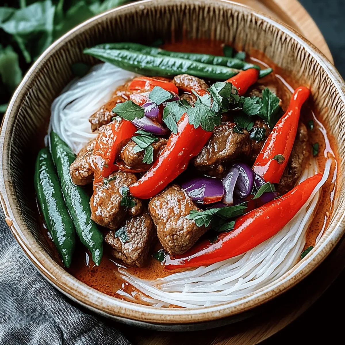 Indulge in Red Curry Beef with Rich Coconut & Spicy Flavors 1