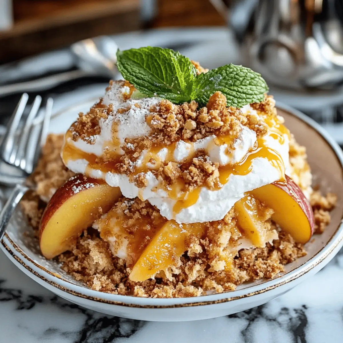 Irresistibly Easy Homemade Peach Crisp That Melts in Your Mouth 4 Peach Crisp
