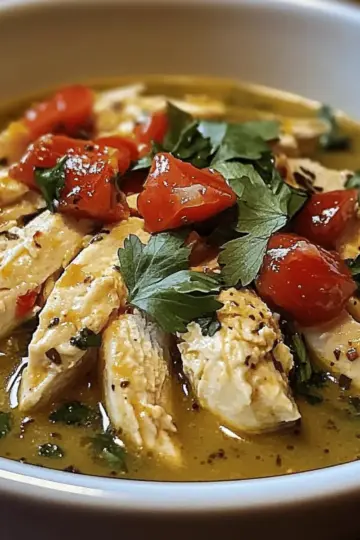 Crock Pot Green Enchilada Chicken Soup