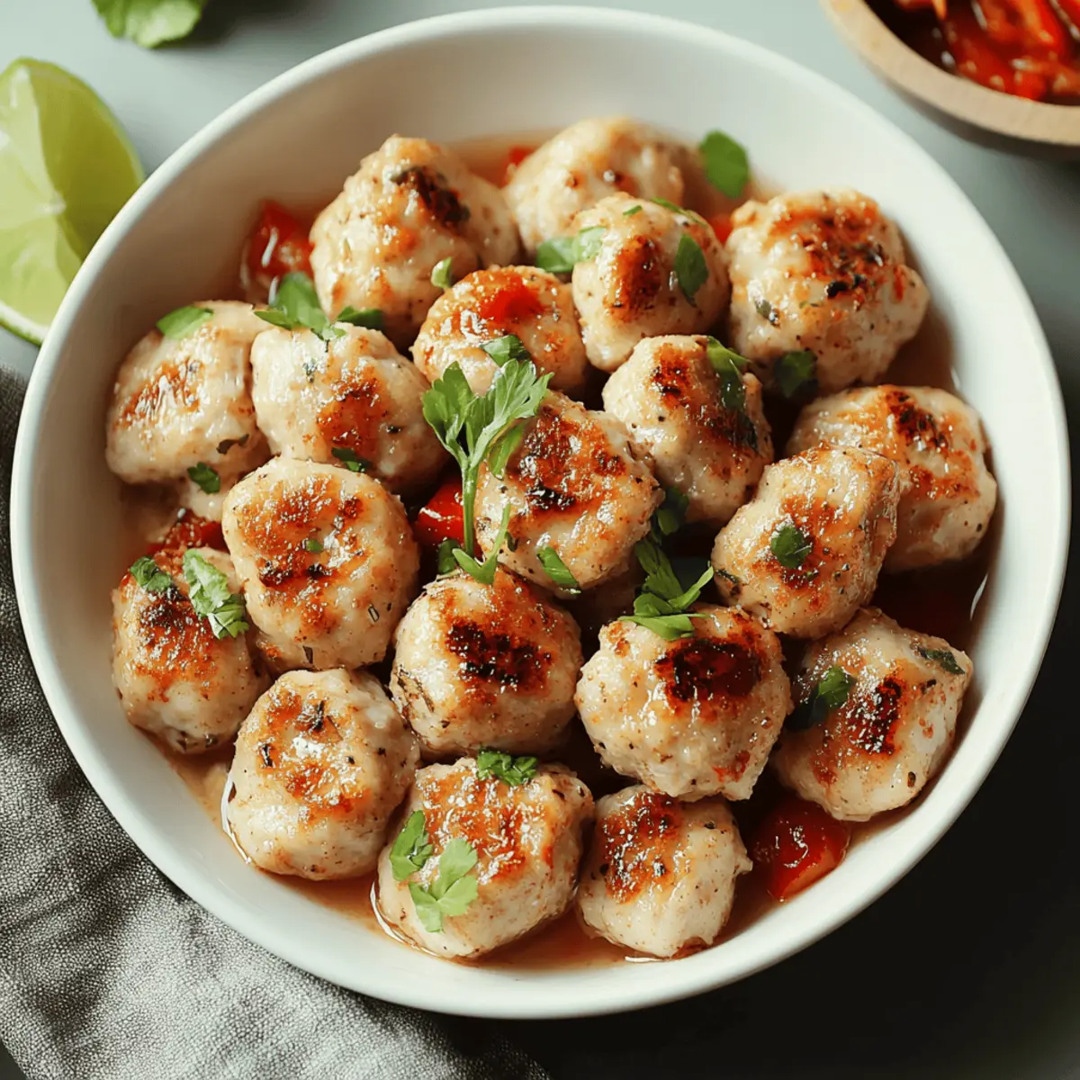 Delicious Thai Baked Chicken Meatballs for a Quick Dinner 2 z32hqdrnjd6a6ahvblcg
