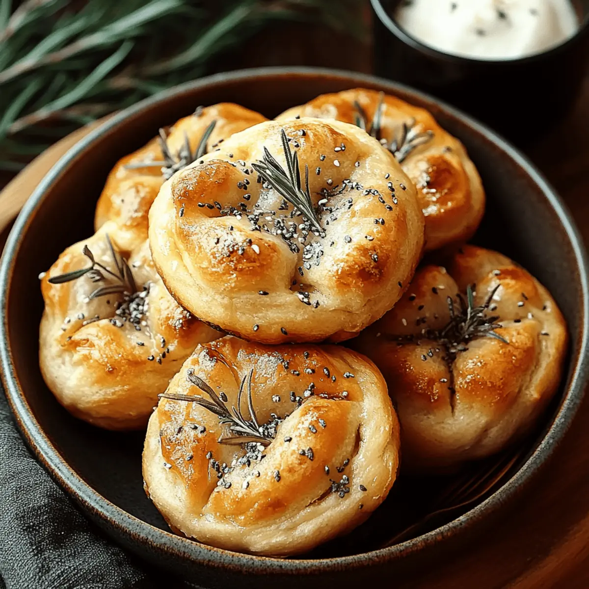 Irresistibly Fluffy Garlic Rosemary Focaccia Muffins 3 z4mmtes6m0ey0p22eqwb