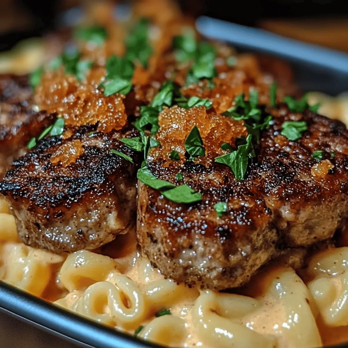 Indulgent Steak Bites with Mac Cheese for Ultimate Comfort 2