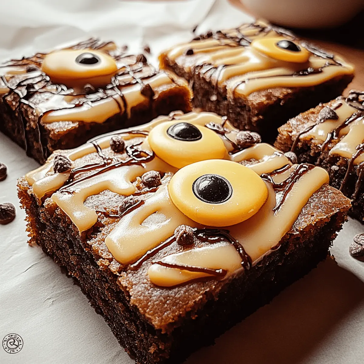 Delicious Halloween Cream Cheese Swirl Brownies to Savor 1