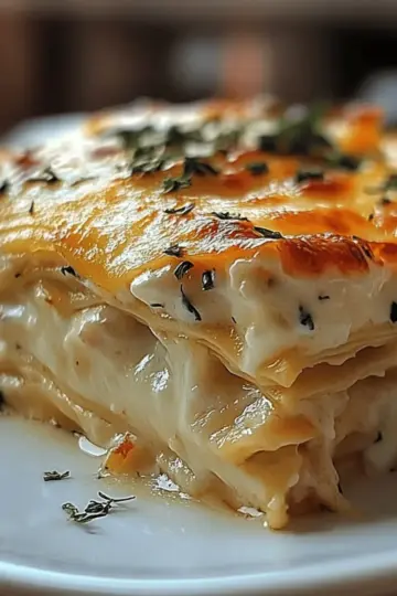 Cheesy Buffalo Chicken Lasagna