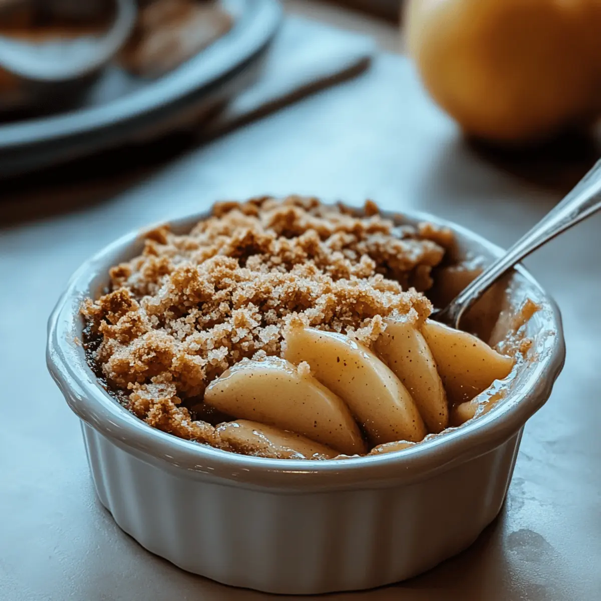 Irresistible Apple Crumble with Juicy Fruit Filling & Topping 2