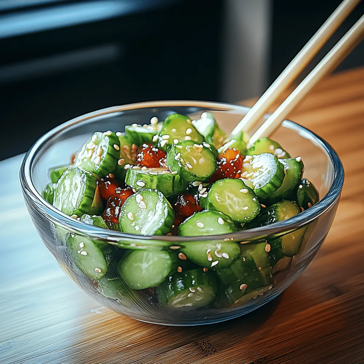 Delicious Asian Cucumber Salad With Fresh Herbs and Tangy Dressing 4 Asian Cucumber Salad With Fresh Herbs and Tangy Dressing