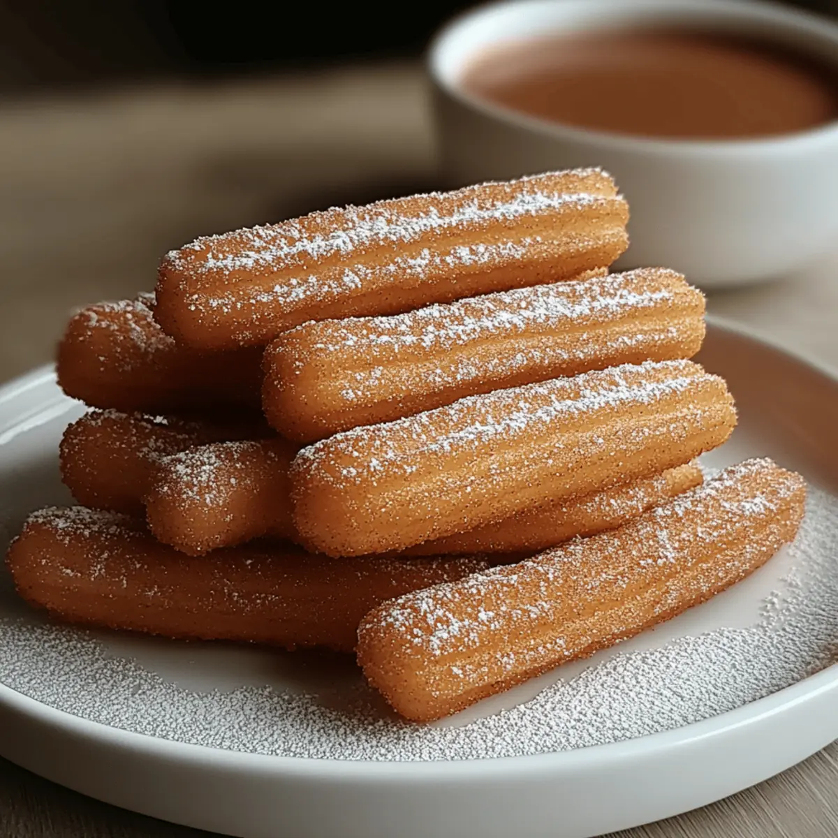Irresistibly Easy Baked Churros with Cinnamon Sugar Coating 4 Baked Churros with Cinnamon Sugar Coating