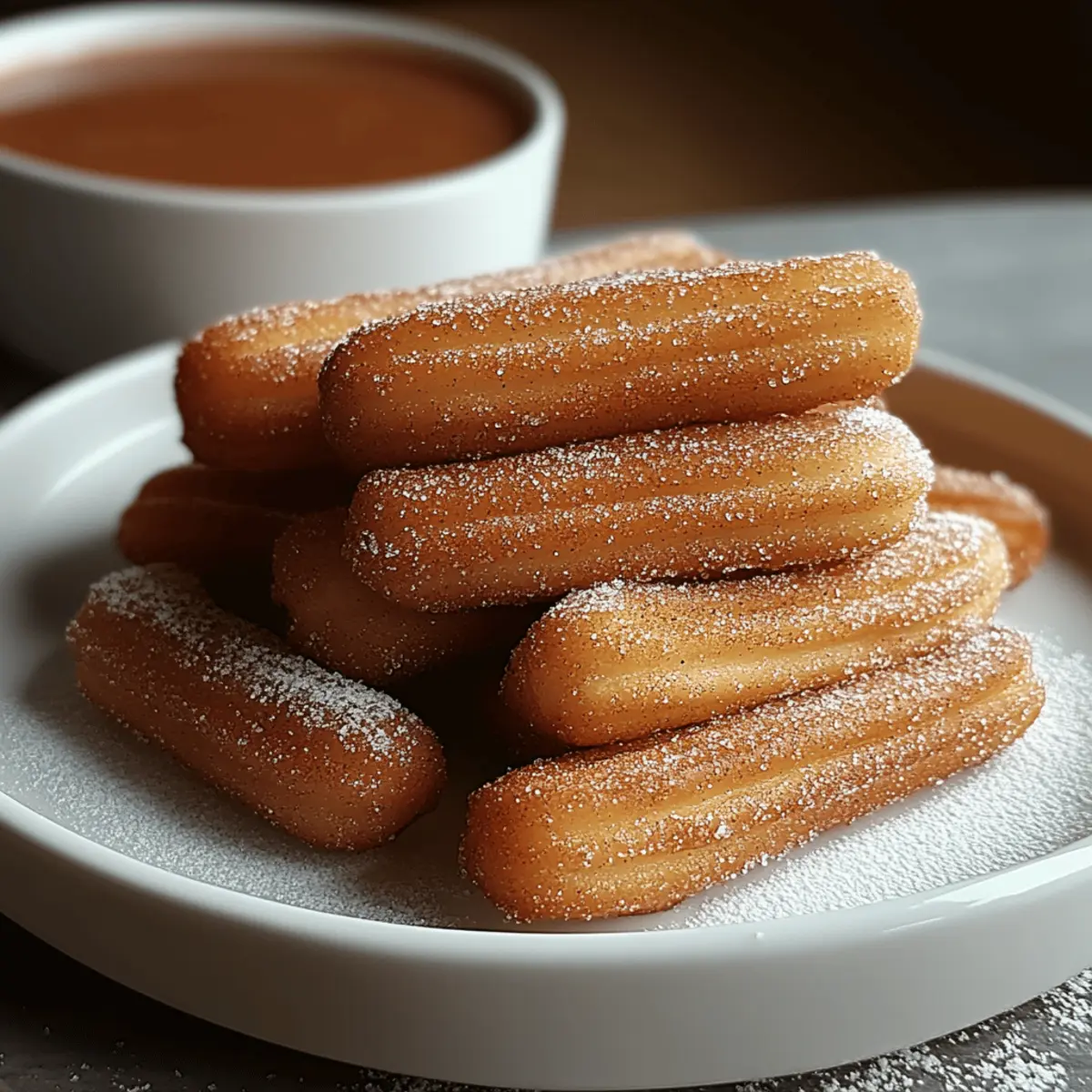 Irresistibly Easy Baked Churros with Cinnamon Sugar Coating 1