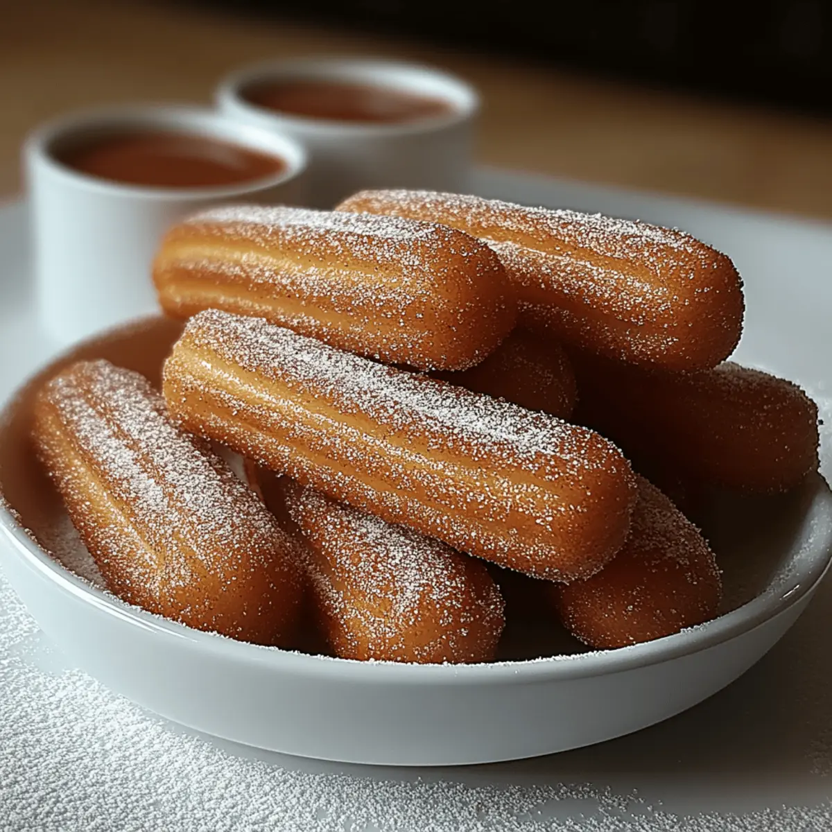 Irresistibly Easy Baked Churros with Cinnamon Sugar Coating 2 Baked Churros with Cinnamon Sugar Coating kntwpy