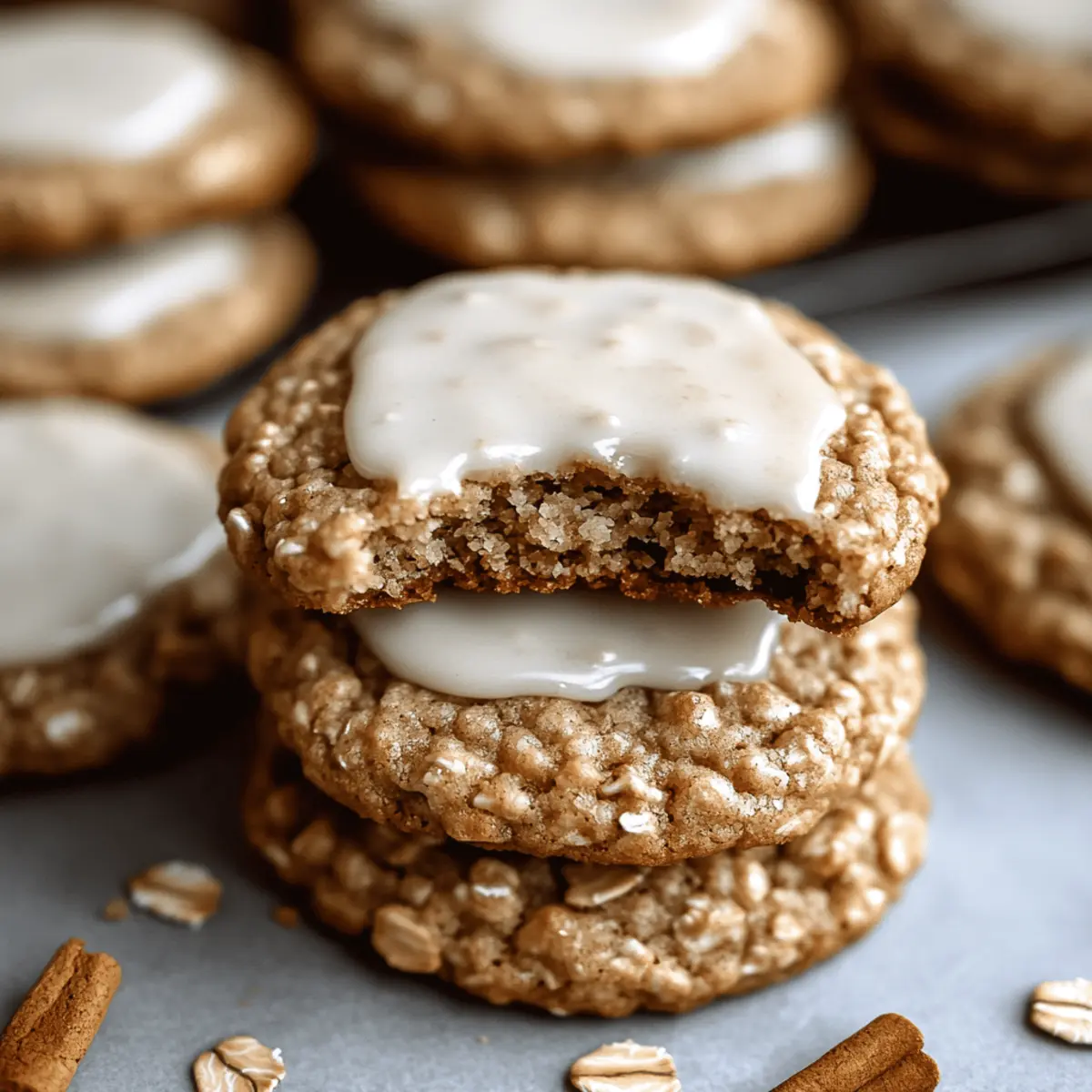 Irresistibly Best Chai Oatmeal Cookies with Maple Glaze 1