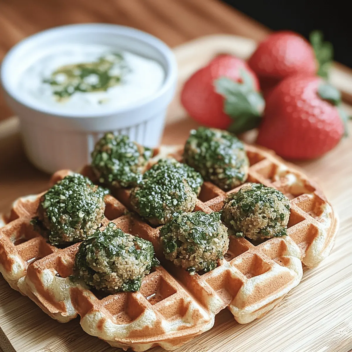 Crispy Falafel Waffles That Make Dinner Exciting and Fun 1 Crispy Falafel Waffles okbsv5